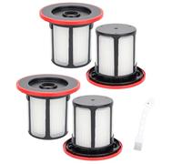 Sgizoku 4 filtri e portafiltri per aspirapolvere Bosch Unlimited 6 pezzi di ricambio: BKS6111P/BCS611AM/BBS611PCK/BCS612W/BCS612GB/BCS61GB/BCS61113, Part # 12033215