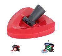 Sgizoku Base per mocio compatibile con ricariche Viledar H2PrO RinseClean Spin Mop - Base triangolare per attaccare ricariche per mocio Rinse Clean al manico del mocio, non si adatta ad altri mocio