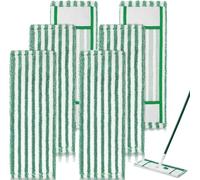 Sgizoku Confezione da 6 panni di ricambio universali in microfibra per mocio Viledas Cover/Active Max Flat Mop di ricambio, adatti per la maggior parte dei mocio da 42 cm, 48,5 x 17 cm