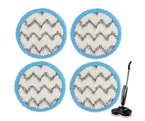 Sgizoku Cuscinetti di ricambio compatibili con Vileda/Livington Steam Twister/Dyson/Hurricanes in microfibra - 15 cm universale per la pulizia del vapore, lavabile in lavatrice