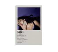 SGJJGS Guts by Olivia Rodrigo, poster per decorazione di stanza e ufficio, stampa artistica da parete su tela, impermeabile, moderno, 20 x 30 cm, senza cornice, stile 7