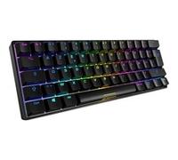 SGK50 S4 tastiera USB AZERTY Francese Nero, Tastiera da gioco Nero, 60%, USB, AZERTY, LED RGB, Nero