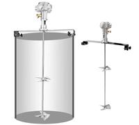 SGKOMN Miscelatore Automatico per Vernici, Miscelatore Pneumatico Automatico per Vernici, agitatore a Sollevamento 5 Gal/20L per inchiostri liquidi viscosi, coloranti, miscelatori e, Impeller
