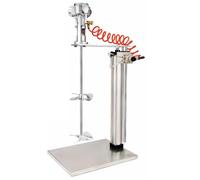 SGKOMN Miscelatore Pneumatico a Sollevamento, Miscelatore d'Aria Verticale da Tavolo, 50-3000 Giri/min, 5 galloni/20 Litri, per miscelazione di Vernici, coloranti, idrolati, Uso Dom