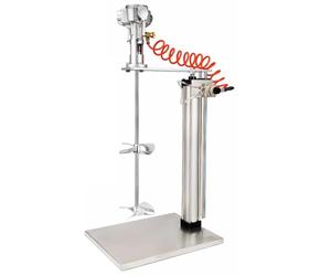 SGKOMN Miscelatore Pneumatico a Sollevamento, Miscelatore d'Aria Verticale da Tavolo, 50-3000 Giri/min, 5 galloni/20 Litri, per miscelazione di Vernici, coloranti, idrolati, Uso Dom
