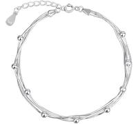 SGLDXQVZJHM Bracciale rigido classico a catena, bracciale da donna in argento sterling 925 regolabile multistrato, squisiti gioielli a forma di serpente