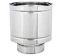 SGM Clima Srls Air Evolution Terminale 4Venti Inox DN300, Raffreddatore Torre Argento, 4 Venti, Libera Installazione, Ideale per Raffrescamento Residenziale in Climi Secchi o Grandi Spazi All'Aperto