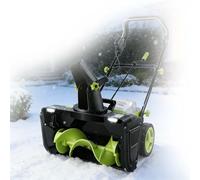 Sgomaneve Senza Fili 20 Pollici Con Coclea A Spirale, Sgomaneve Elettrico, Con Doppi Fari A LED E Larghezza Di Lavoro 50 Cm, Facile Trasportare Per La Manutenzione Invernale Domestica