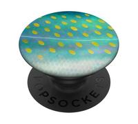 Sgombro spagnolo colorato scala modello ispirato arte pesca PopSockets PopGrip Adesivo