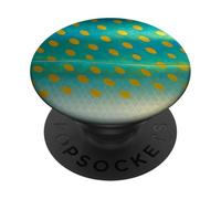 Sgombro spagnolo colorato scala modello ispirato pesce arte PopSockets PopGrip Adesivo