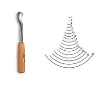 SGORBIA CON MANICO AFFILATA STUBAI mod.28 Lunga Cod.:5528