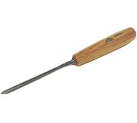 Sgorbia dritta scanalatura a V a 60° con manico, Serie 55 Mod.41 Stubai
