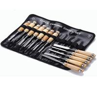 Sgorbie e scalpelli a taglio per legno set 12 pz