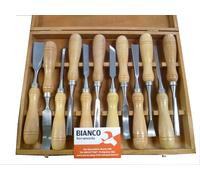 SGORBIE PER LEGNO 12PZ - per intaglio - UTENSILI LEGNO - SCALPELLI DA INTARSIO