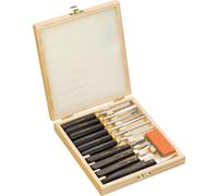 Sgorbie per legno LUX-TOOLS Comfort da intaglio 12 pz
