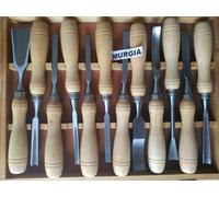 SGORBIE PROFESSIONALI PER INTAGLIO UTENSILI SCALPELLI PER LEGNO SET 12 PZ