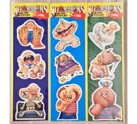 Sgorbions Mega Stickers Set 3 Fogli Garbage Pail Kids