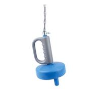 Sgorgatore Manuale per Tubi di Scarico, per Wc e Cucina | Acciaio e Plastica, Manico Liscio Antiscivolo, Tamburo Compatto, Rimuove o Recupera Residui in Scarichi