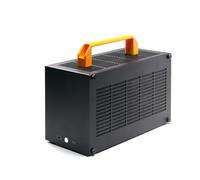 SGPC K49-BL Mini ITX Case - 8.3L Small Form Factor, supporta GPU fino a 300mm, CPU Cooler fino a 69mm, SFX PSU, USB 3.0 e Type-C Front I/O, include pannello laterale acrilico e maniglie per il