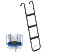 Sgqtqybk Scala del Trampolino, 13x38in 3 gradini Senza Slip gradini di trampolini Rimovibili con la Scala per Bambini