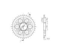 SGR CORONA M AC P525-D40 PER DUCATI MULTISTRADA S PIKES PEAK 1262 18/20