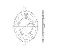 SGR CORONA M AL P525-D42 PER SUZUKI GSX-R 1000 03/04