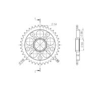 SGR CORONA R+2 AL P520-D38 PER DUCATI 996 R/S 99-02