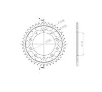 SGR CORONA S+2 AC P525-D44 PER YAMAHA YZF R7 700 2022