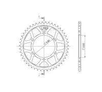SGR CORONA S+2 AL P530-D48 YAMAHA FZ6 FAZER/S2 07-08