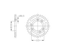 SGR CORONA S AC P420-D51 PER BETA RR MOTARD 50 02/04