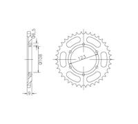 SGR CORONA S AC P420-D52 PER SUZUKI DR-Z 110 01/02