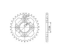 Supersprox Steel Honda 520x31 Rfe272x31blk Rear Sprocket Argento 31t