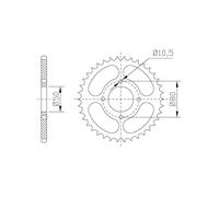 CORONA IN ACCIAIO P520 - Z32 (DIS.00003)