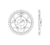 SGR CORONA S AC P520-D43 PER CAGIVA MITO 125 05/10