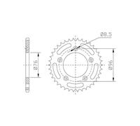SGR CORONA S AC P520-D43 PER CAGIVA PLANET 125 98-00