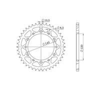 SGR CORONA S AC P520-D44 PER KAWASAKI KLR D 250 85/05