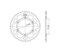 SGR CORONA S AC P520-D50 PER HUSQVARNA TE 510 06/07