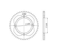 SGR CORONA S AC P525-D38 KTM SUPERDUKE 990 R 07/13