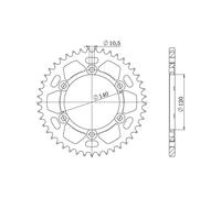 SGR CORONA S AC P530-D39 PER SUZUKI TL R 1000 98/03