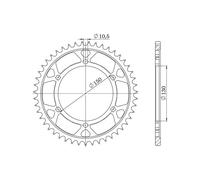 Spedizione Gratuita Corona Supersprox Acciaio Yamaha 532 X 47 Per Moto Ricambi