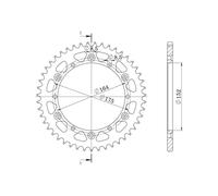 SGR CORONA S AL P520-D44 PER YAMAHA TT R 250 99-07