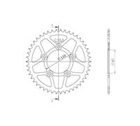 SGR CORONA S AL P520-D46 PER SUZUKI SFV650 GLADIUS/ABS 09-15