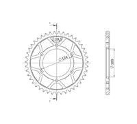 SGR CORONA S AL P525-D42 PER DUCATI ST3 992 04/07