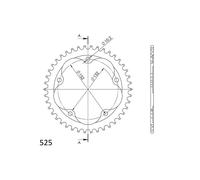 SGR CORONA S AL P525-D43 PER MV AGUSTA F3 RC 675 16/17