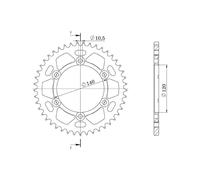 SGR CORONA S AL P530-D40 PER SUZUKI GSX R HAYABUSA 1300 99/07