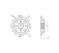 SGR PIGNONE S AC P520-D14 DUCATI 748 R 00/02