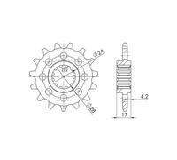 SGR Pignone R+2 AC P520-D15 per Honda CBR F2 600 97/98