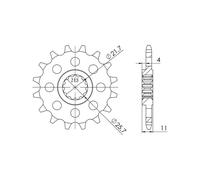 SGR Pignone R+2 AC P520-D17 per Yamaha GTS/ABS 1000 93-99