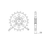 SGR PIGNONE S+2 AC P428-D19 YAMAHA FZR RR 400 88/95