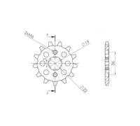 SGR PIGNONE S+2 AC P520-D13 AEON THUNDERBIKE 300 05/06